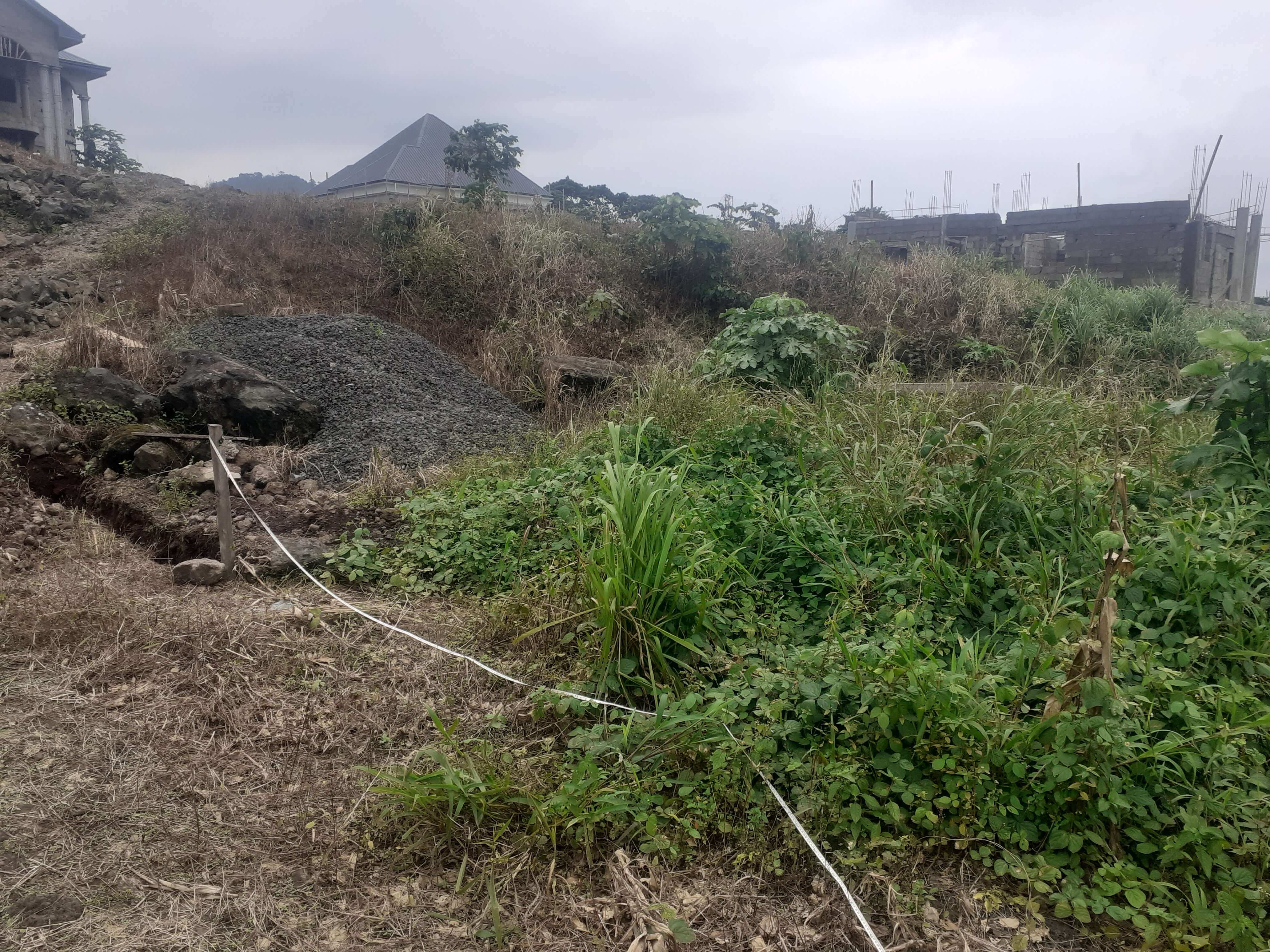 Project site before construction