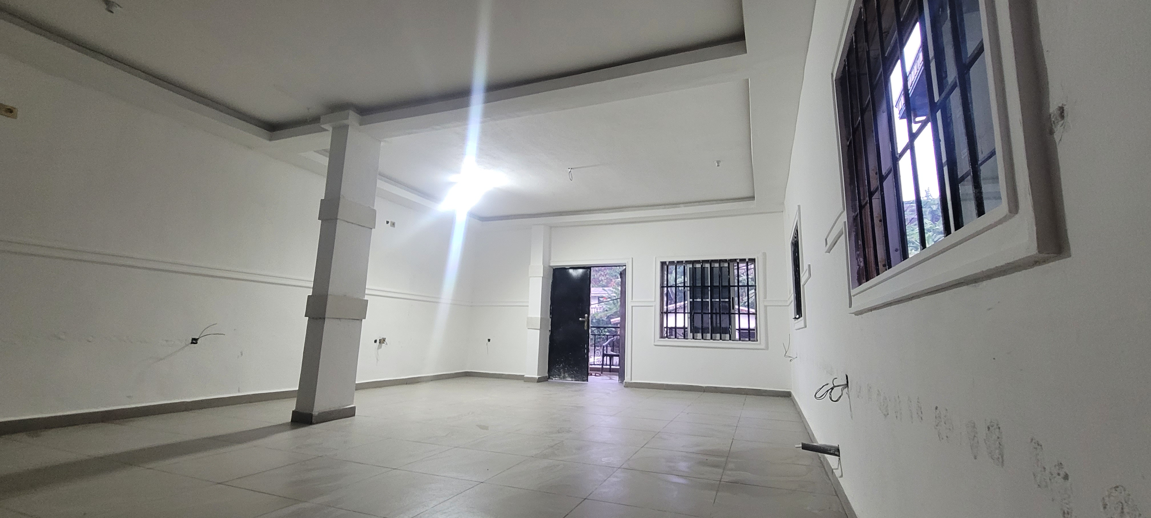 Empty lot before construction